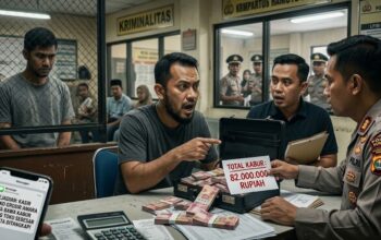 Gila Judi Online! Kasir Toko Grosir di Medan Gasak Rp82 Juta, Kini Meringkuk di Sel Polrestabes Medan