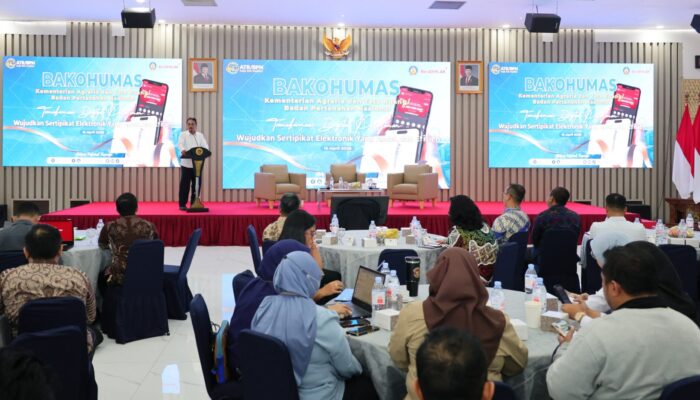 Buka Forum Bakohumas 2026, Sekjen ATR/BPN Tekankan Penyamaan Persepsi dalam Implementasi Sertipikat Elektronik