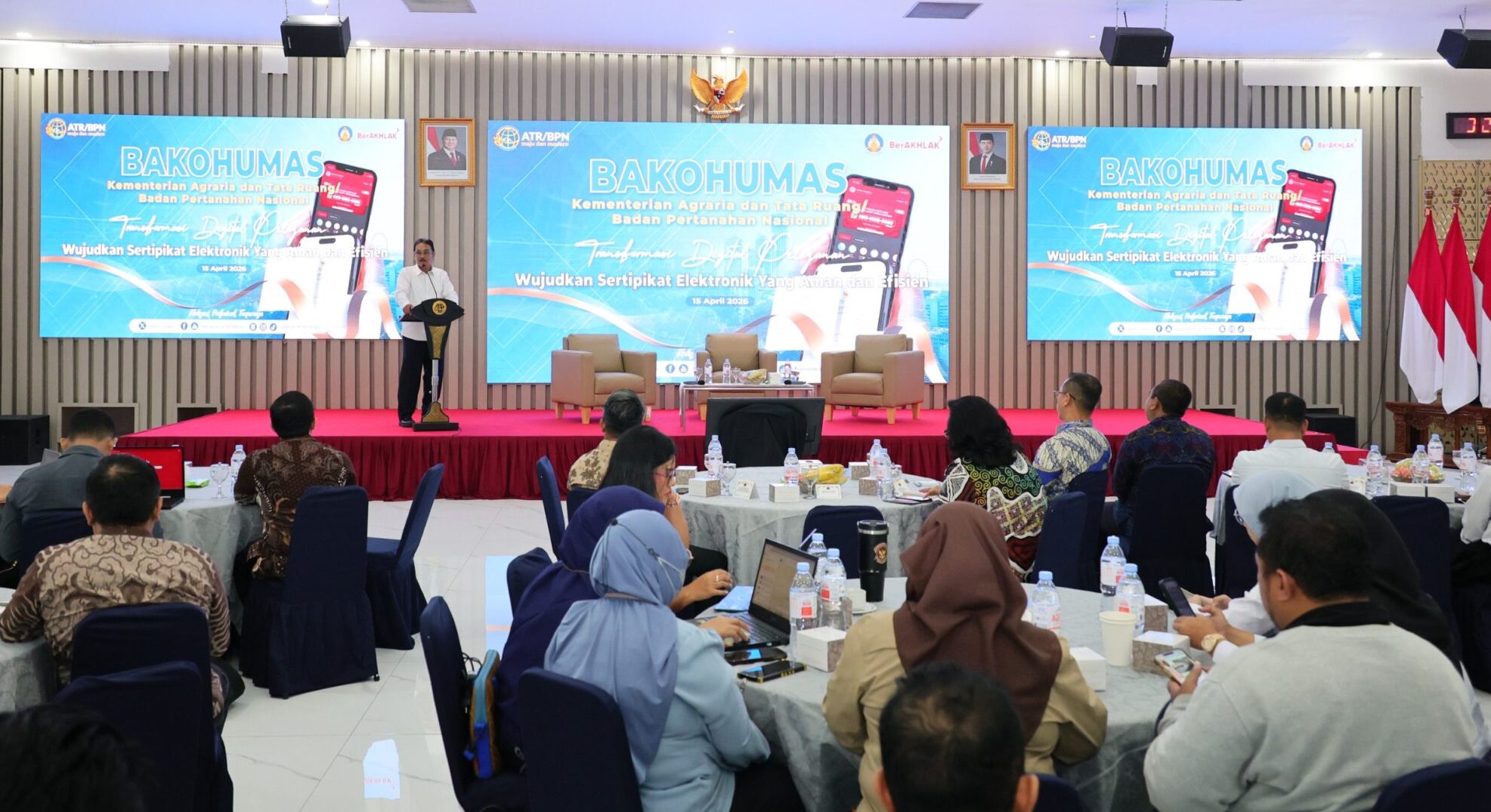 Buka Forum Bakohumas 2026, Sekjen ATR/BPN Tekankan Penyamaan Persepsi dalam Implementasi Sertipikat Elektronik
