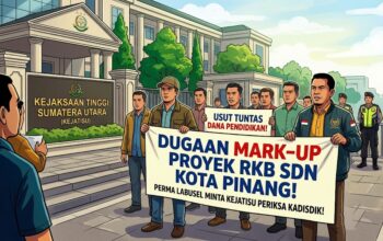 Proyek RKB SDN Kota Pinang Diduga Dimark-up, PERMA Labusel Minta Kejatisu Periksa Kadisdik!
