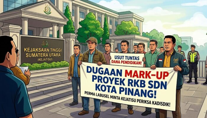 Proyek RKB SDN Kota Pinang Diduga Dimark-up, PERMA Labusel Minta Kejatisu Periksa Kadisdik!
