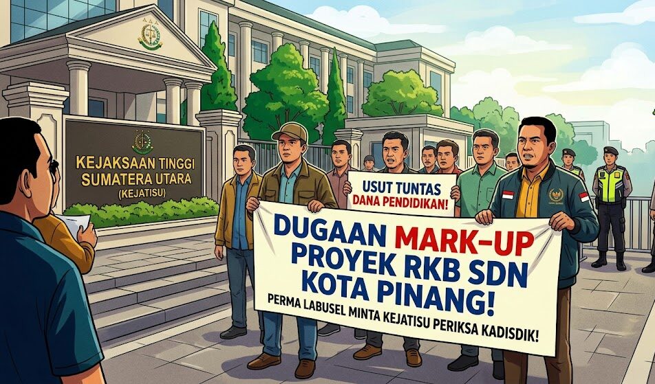 Proyek RKB SDN Kota Pinang Diduga Dimark-up, PERMA Labusel Minta Kejatisu Periksa Kadisdik!