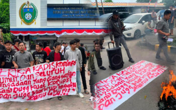 Massa Minta Usut Korupsi Malah Disuguhi Jogetan, FKKSU Kecam Pejabat Kominfo Sumut