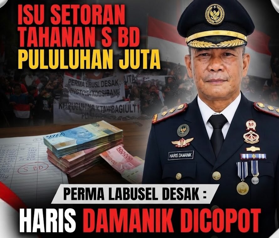 Beredar Isu Tahanan S BD ‘Setor’ Puluhan Juta, PERMA LABUSEL Desak Kalapas Kotapinang Haris Damanik Dicopot!